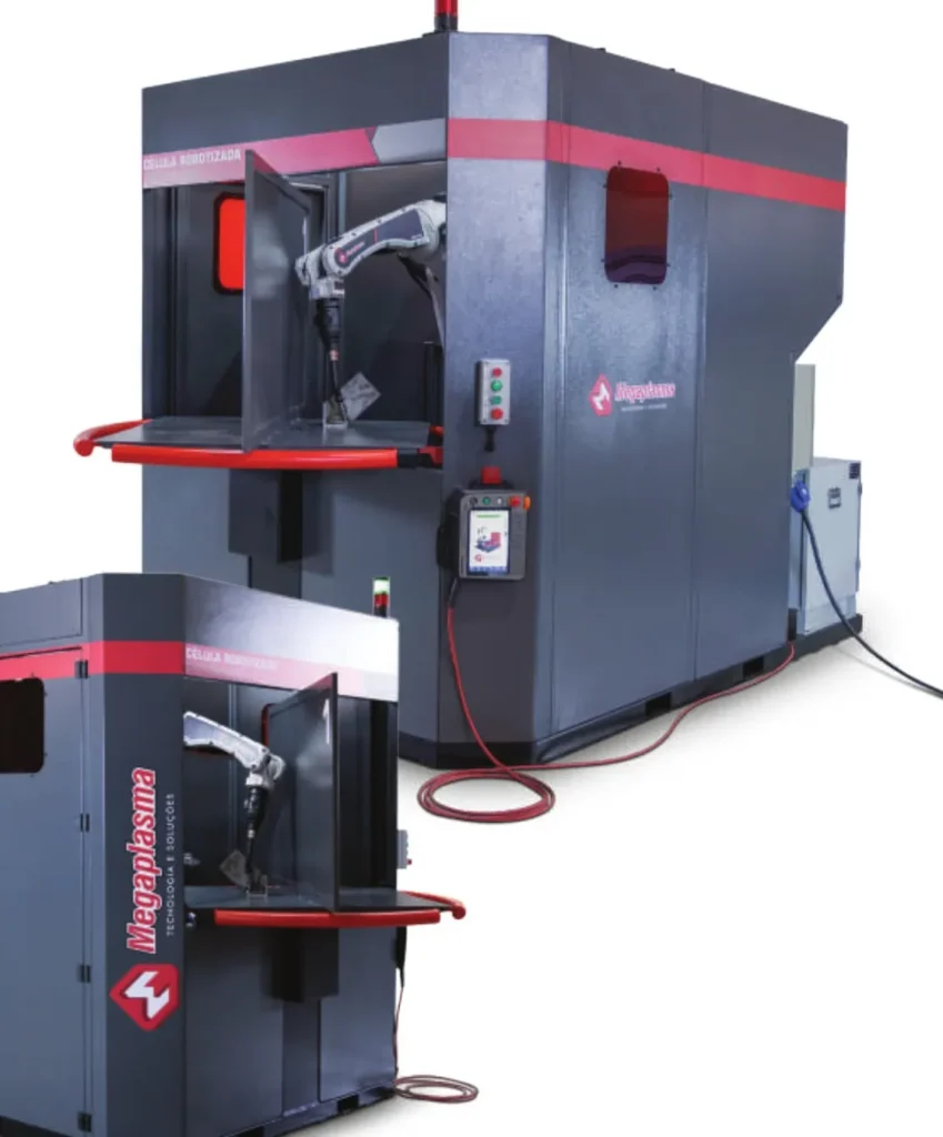 Célula Robotizada CRB1RA1000 – Mesa Rotativa — Megaplasma
