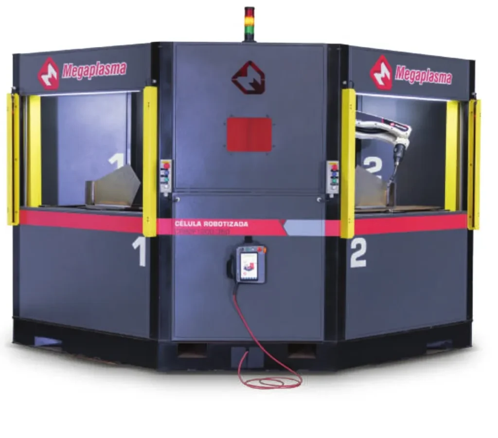 Célula Robotizada CRB2F1200 – Mesa Fixa — Megaplasma