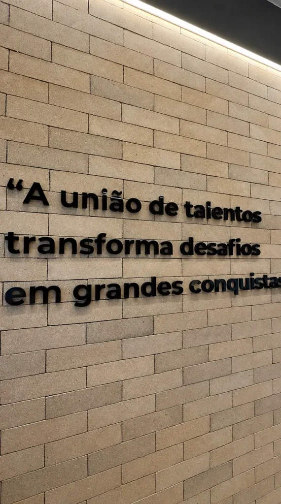 “A união de talentos transforma desafios em grandes conquistas”